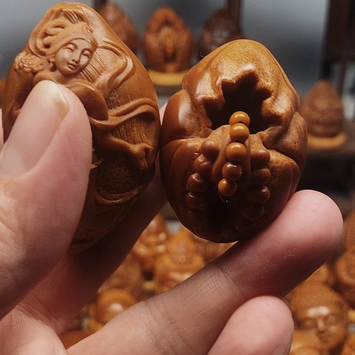 橄榄核手串/手链梦*明美女无相佛