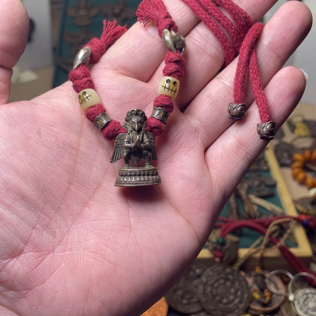 藏传佛手大鹏鸟脖挂