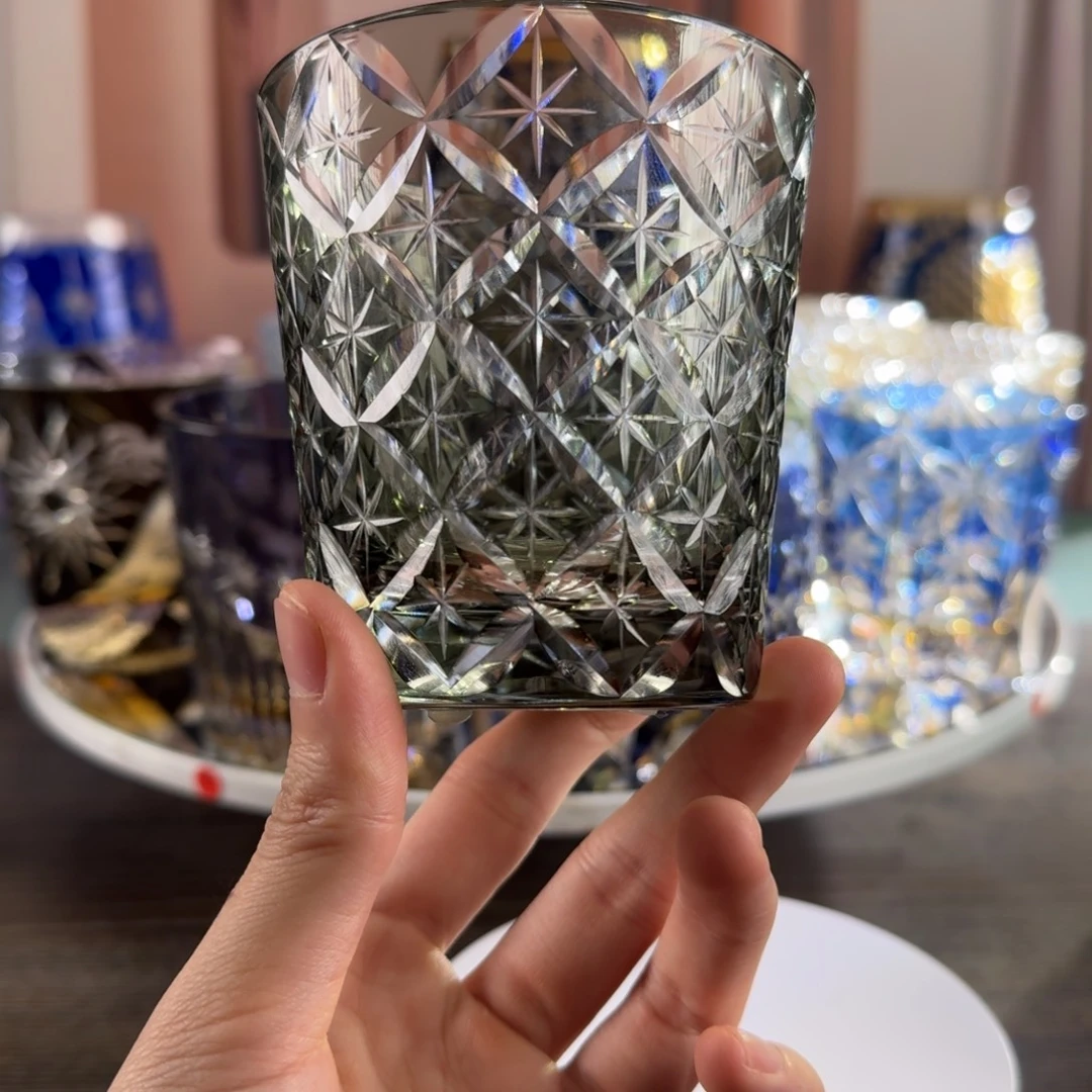 水晶玻璃宽口款七宝