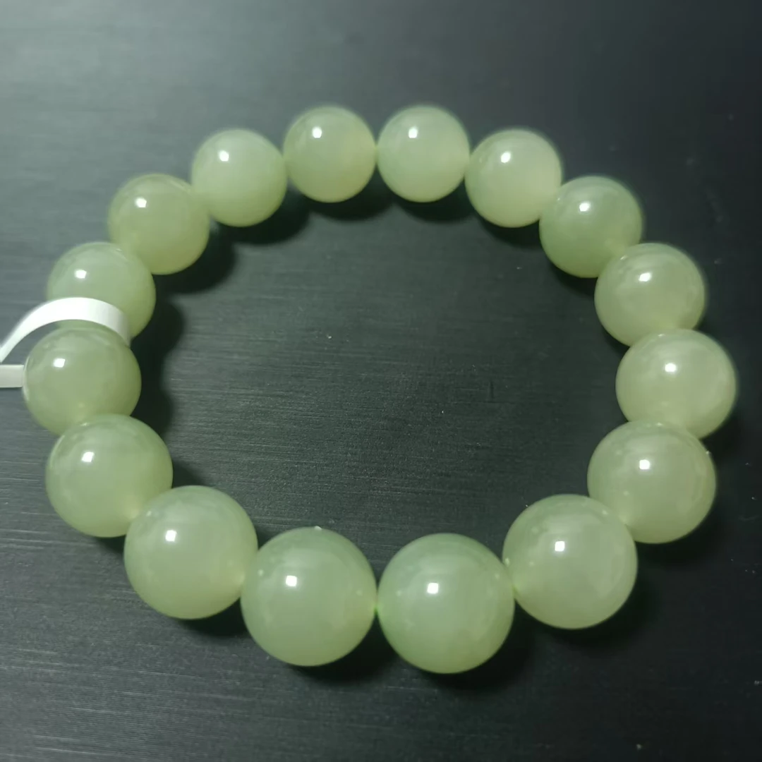 精品和田玉冰清手串