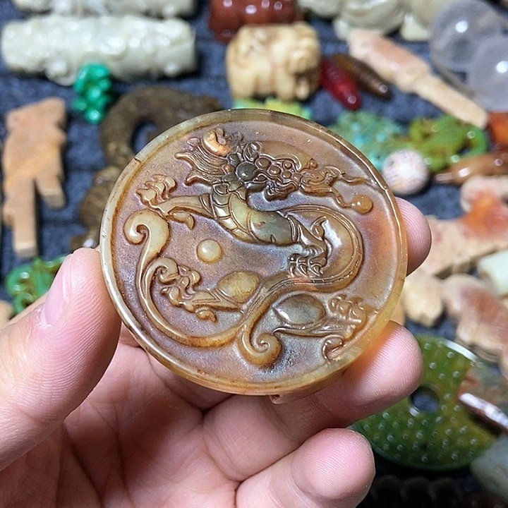 和田玉未镶嵌颈饰41