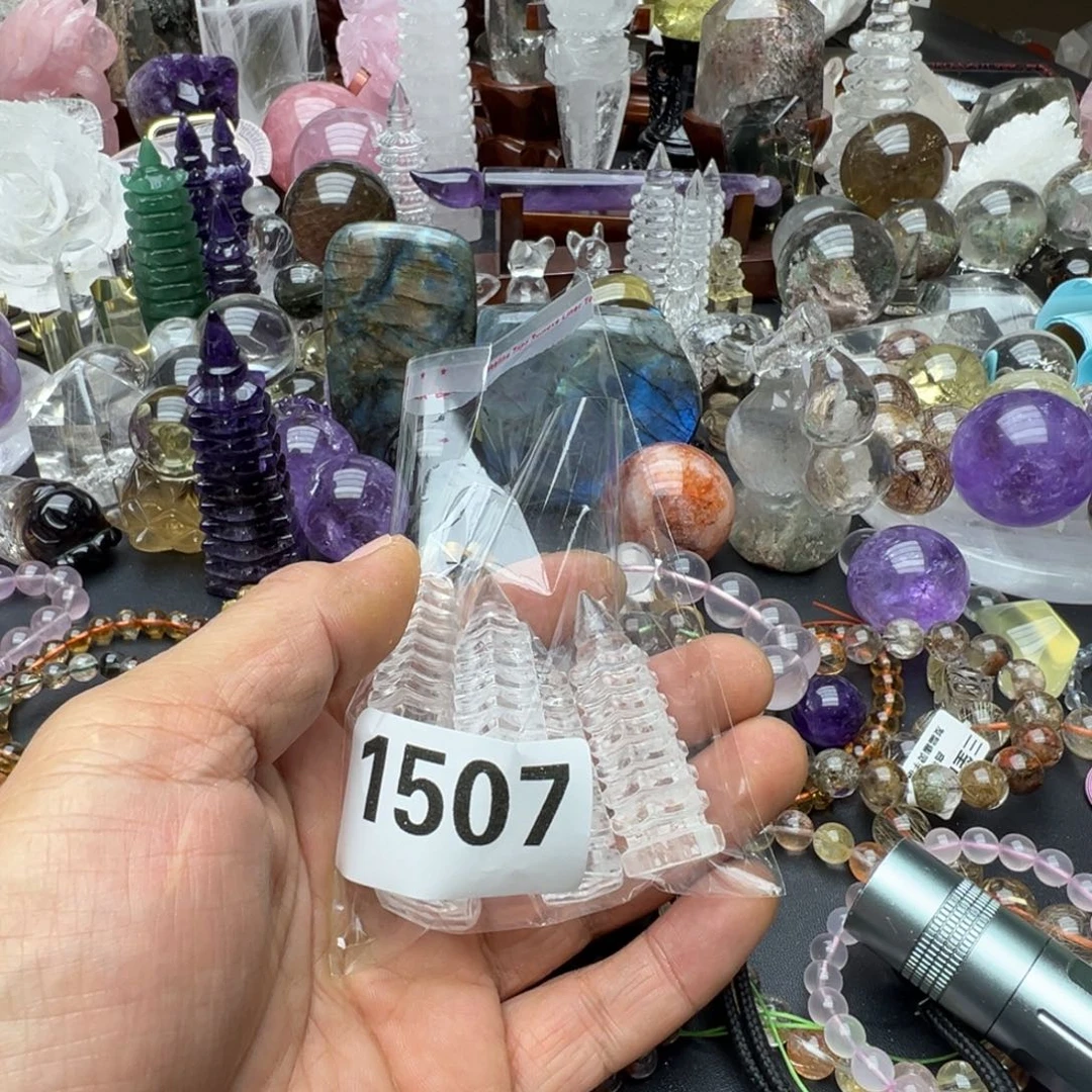 水晶摆件未镶嵌娜*娘水晶1507