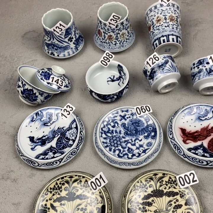 瓷片手工手绘手工制作