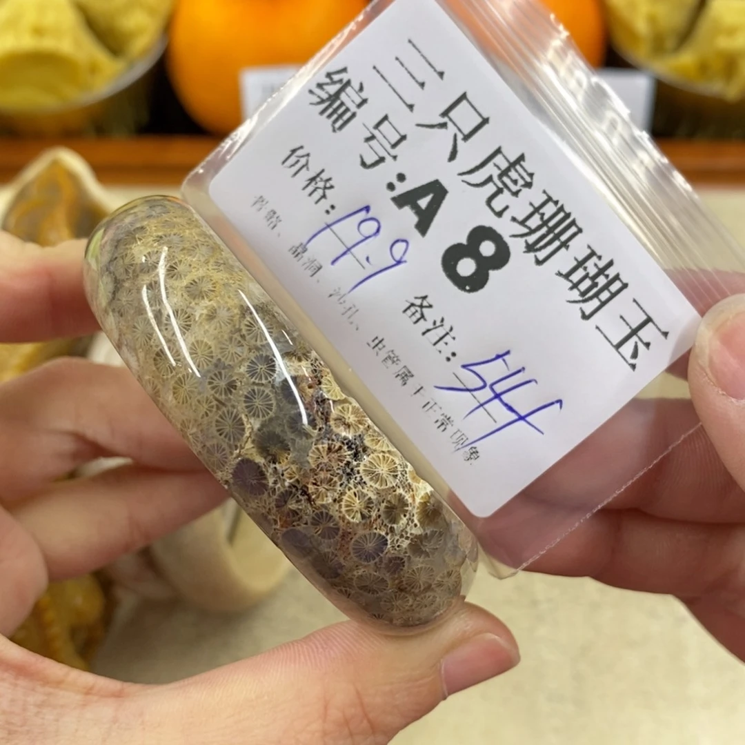 硅化珊瑚（珊瑚玉）1未镶嵌蔷*