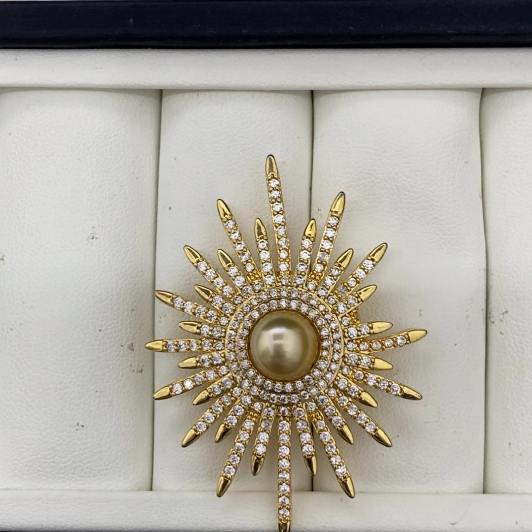 定制海水珍珠未镶嵌裸珠南洋金珠 成品 不退不换