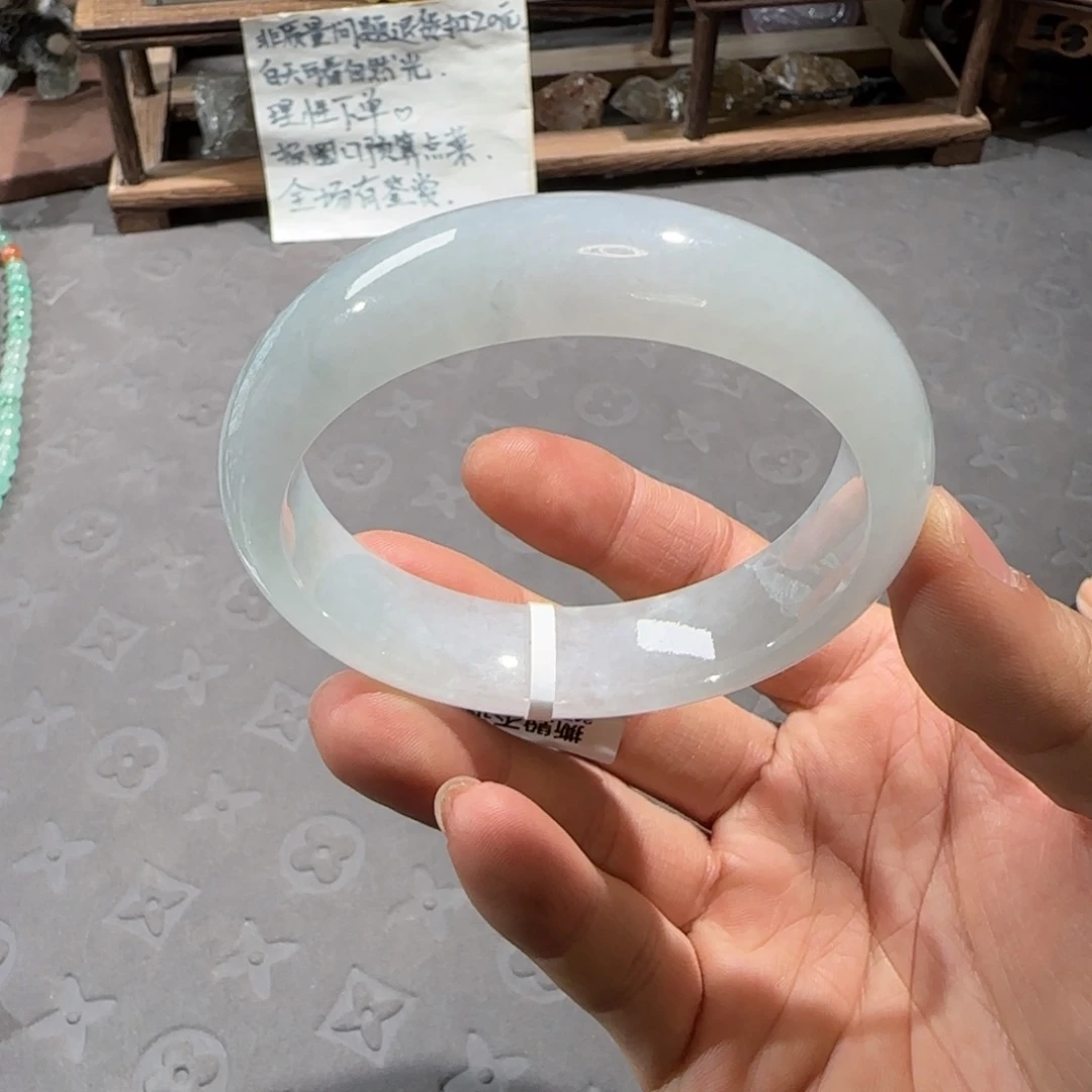 翡翠未镶嵌手镯58.2圈口