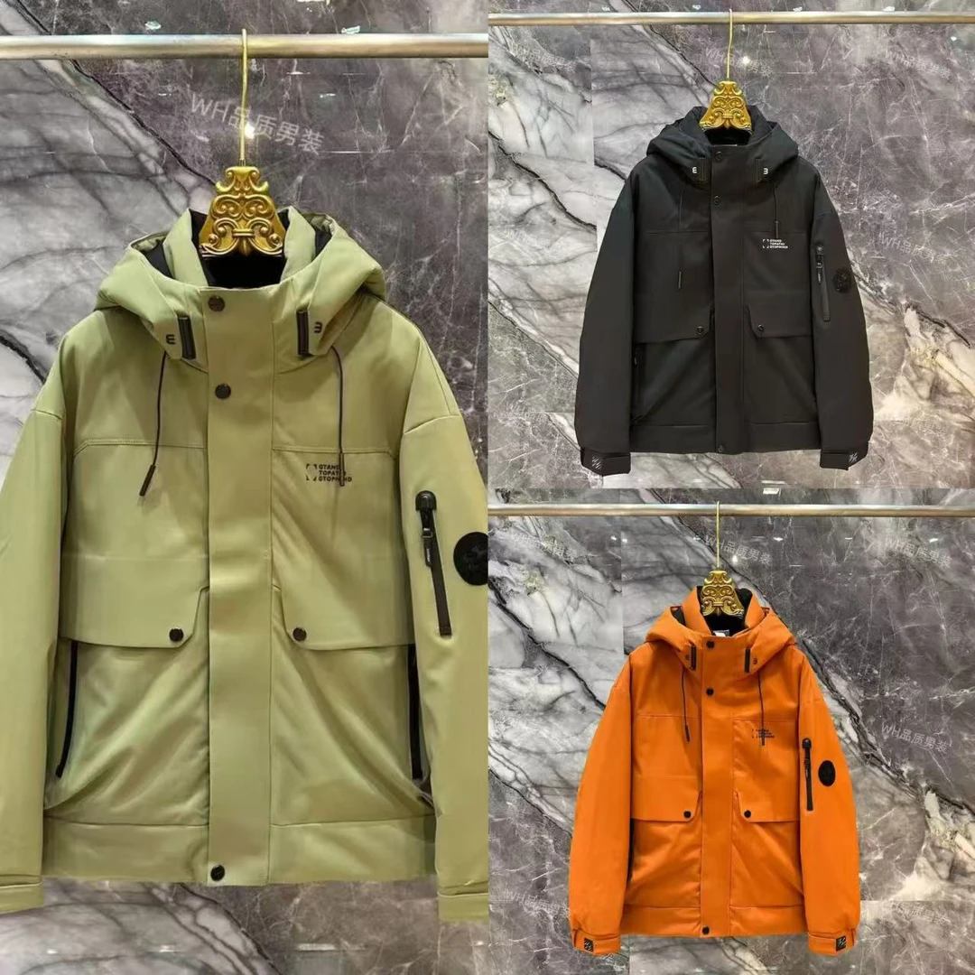 【F】冬季保暖加厚潮流时尚防寒服8156【无水洗唛】