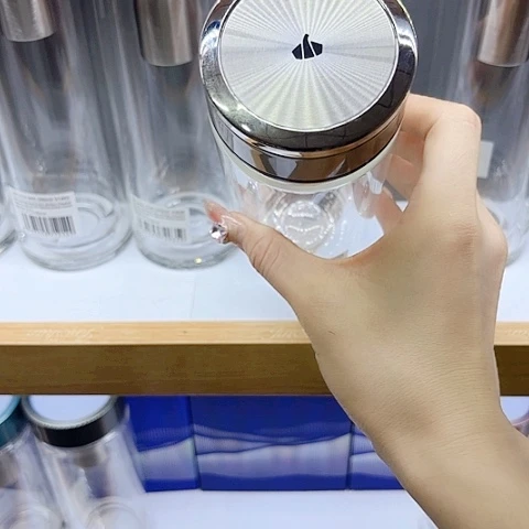 万象玻璃V48L，315毫升钛银➕杯套