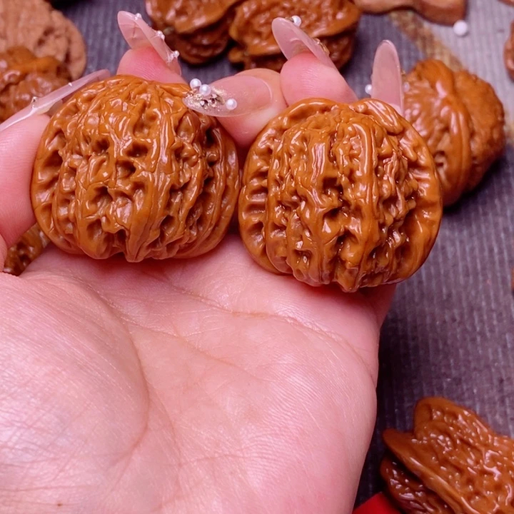 文玩核桃把件葫芦狮子头