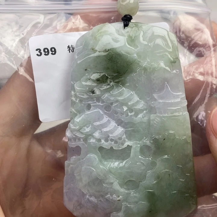 颈饰未镶嵌翡翠吊坠