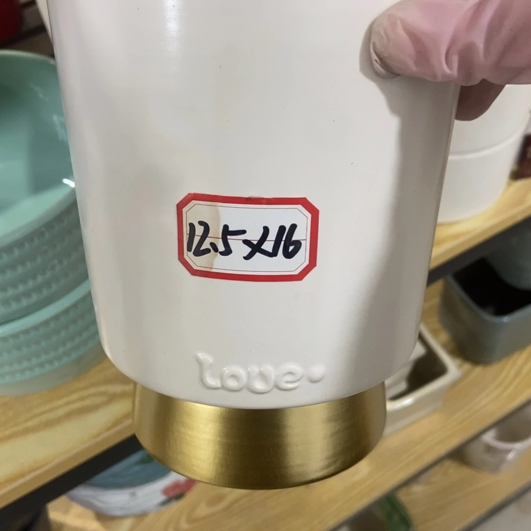 红陶高温陶瓷花盆