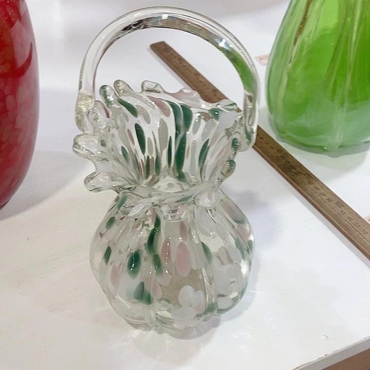 琉璃琉璃花瓶高度24厘米6厘米