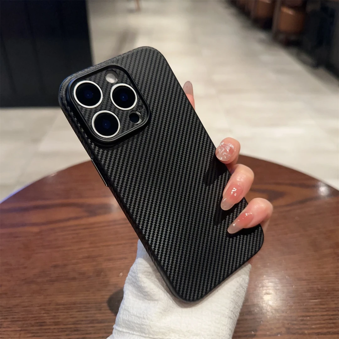 简约超薄超轻软壳适用苹果15pro手机壳磨砂14pro镜头全包16promax