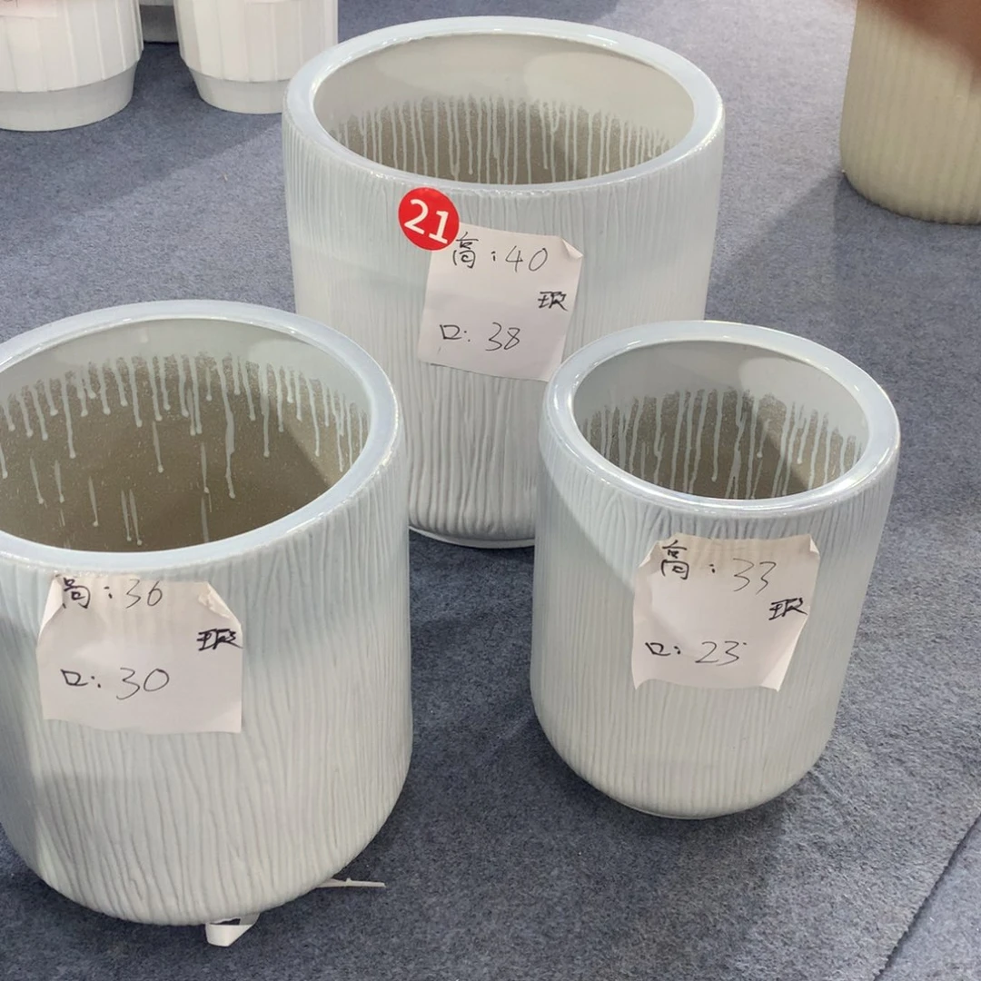 高温陶瓷花盆微瑕