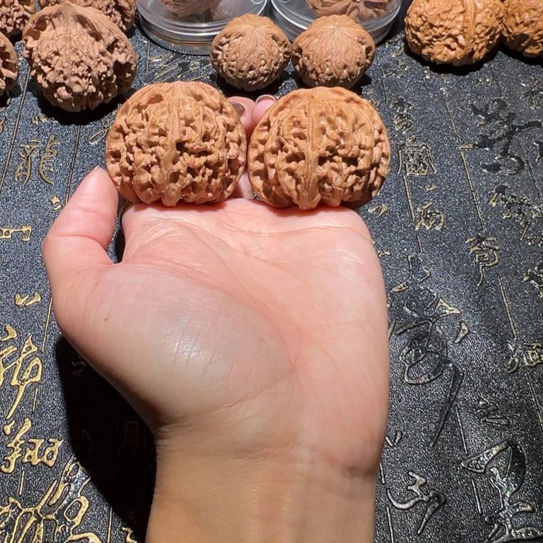 吊坠文玩核桃苹果42手把件68