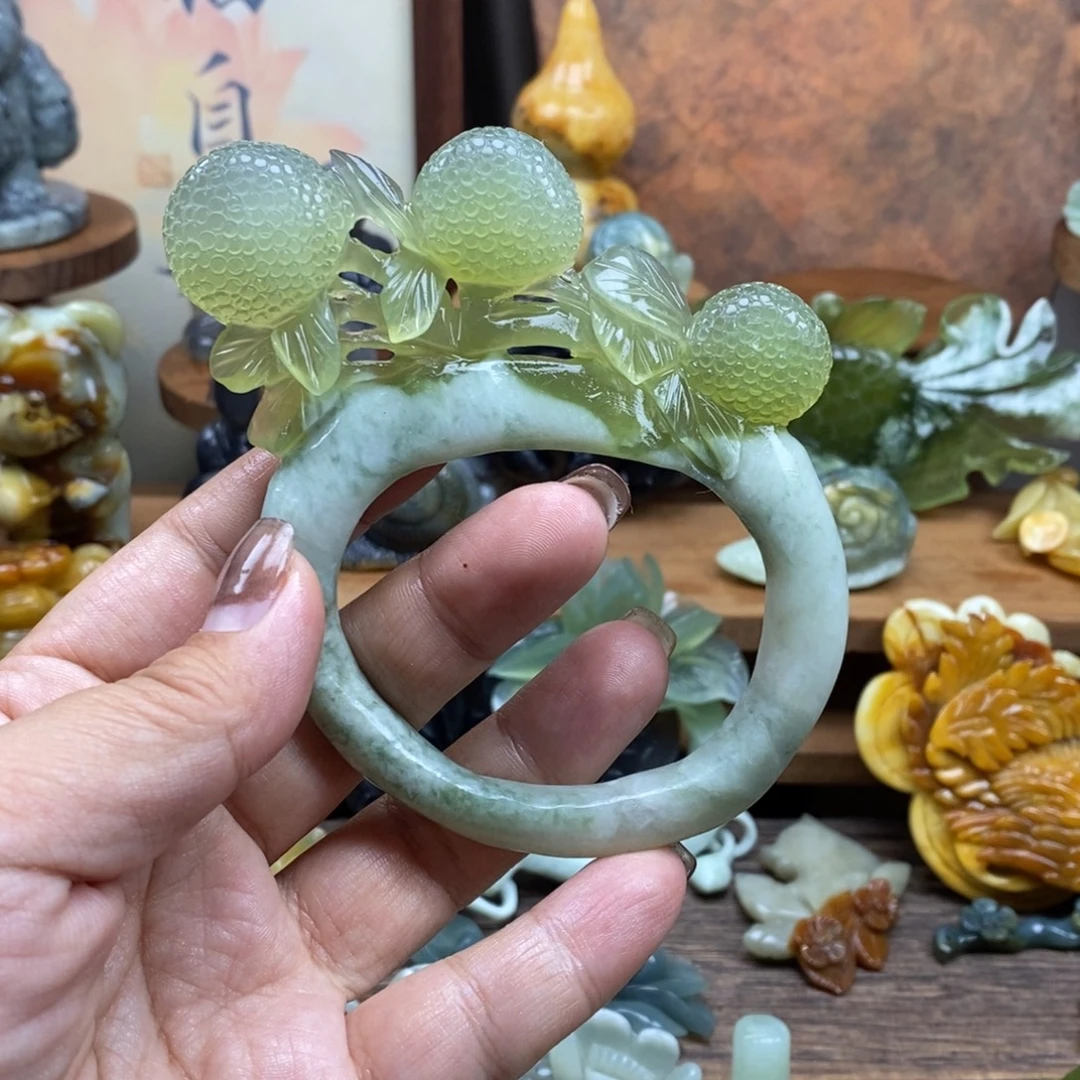 美***玲蛇纹石玉未镶嵌吊坠(赠链)