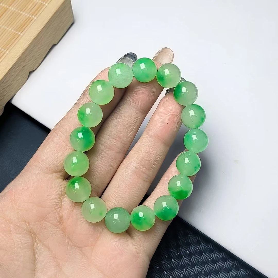 （聚宝严选）A154冰飘绿手串12妈妈款时尚精致精美百搭
