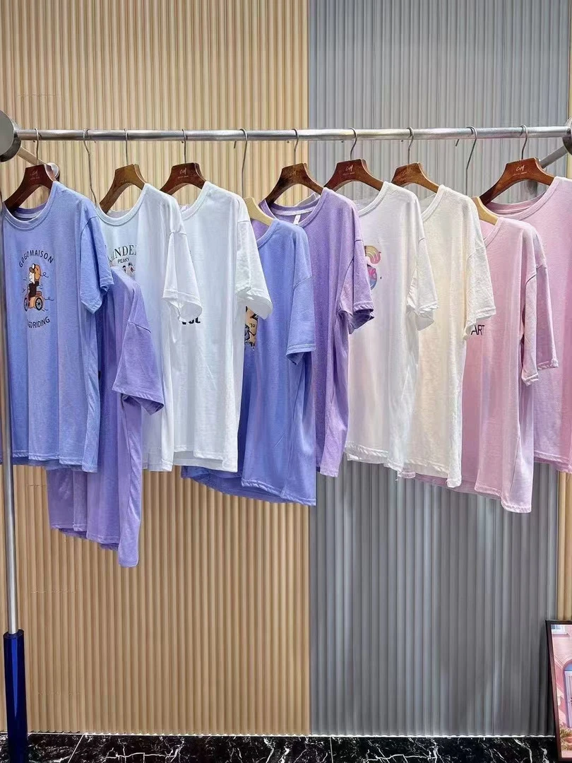 短袖夏季宽松休闲T恤编码链接