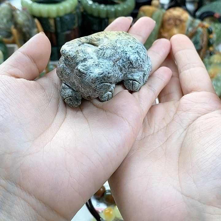 未镶嵌透闪石质玉把件S****