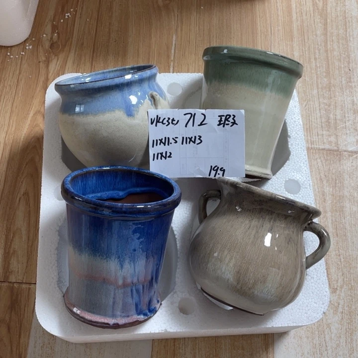 粗陶多肉花盆微瑕712