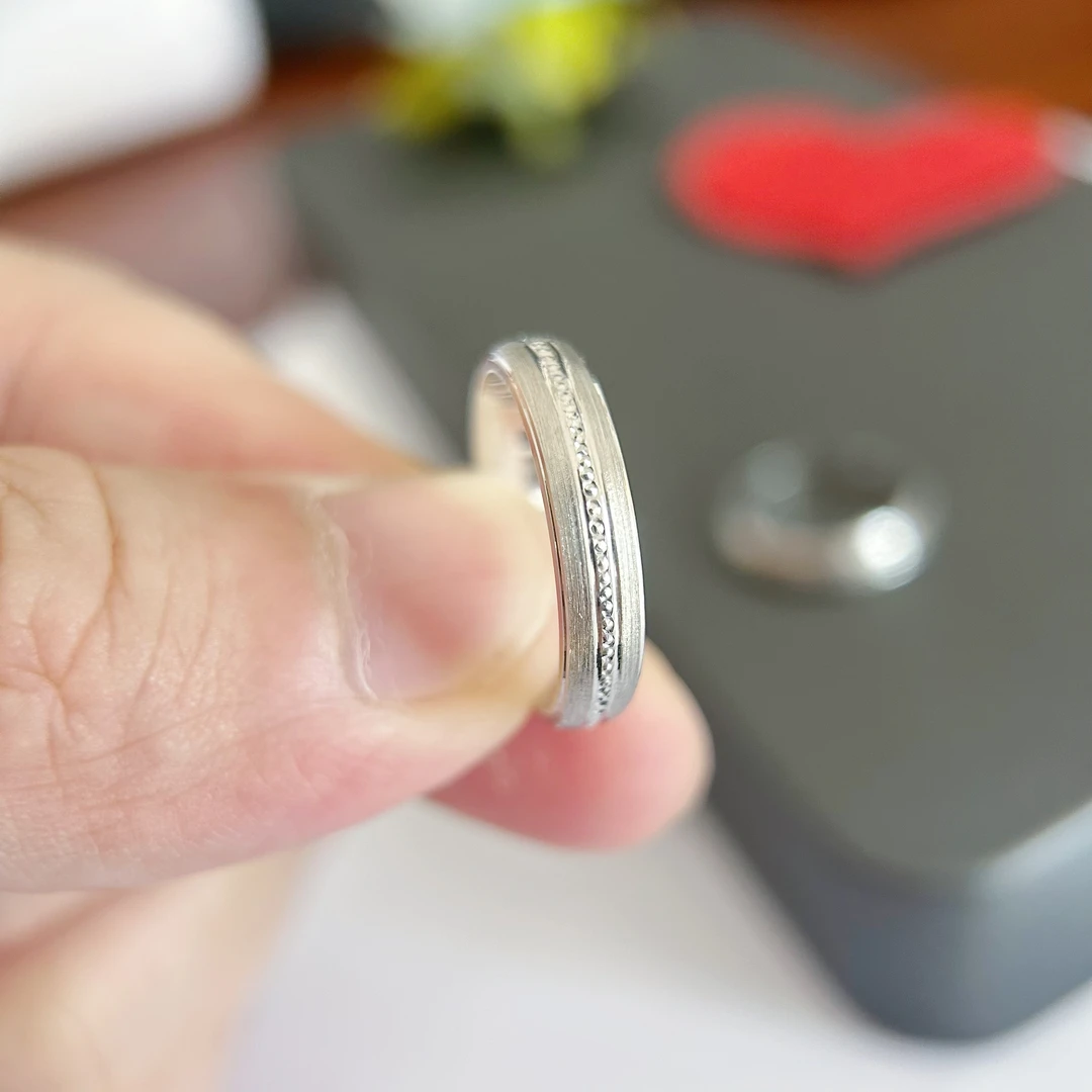 铂金Pt950对戒F款戒指固定口时尚【不支持7天无理由退换货】