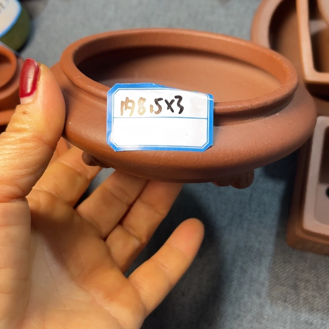 精选紫砂飞碟小圆盆