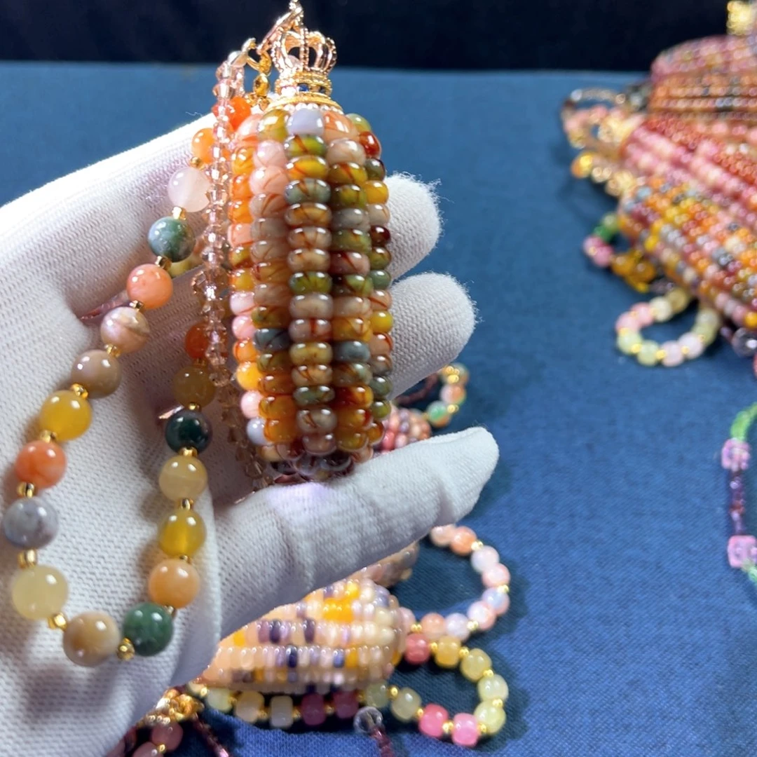 波*文玩玉米的把件