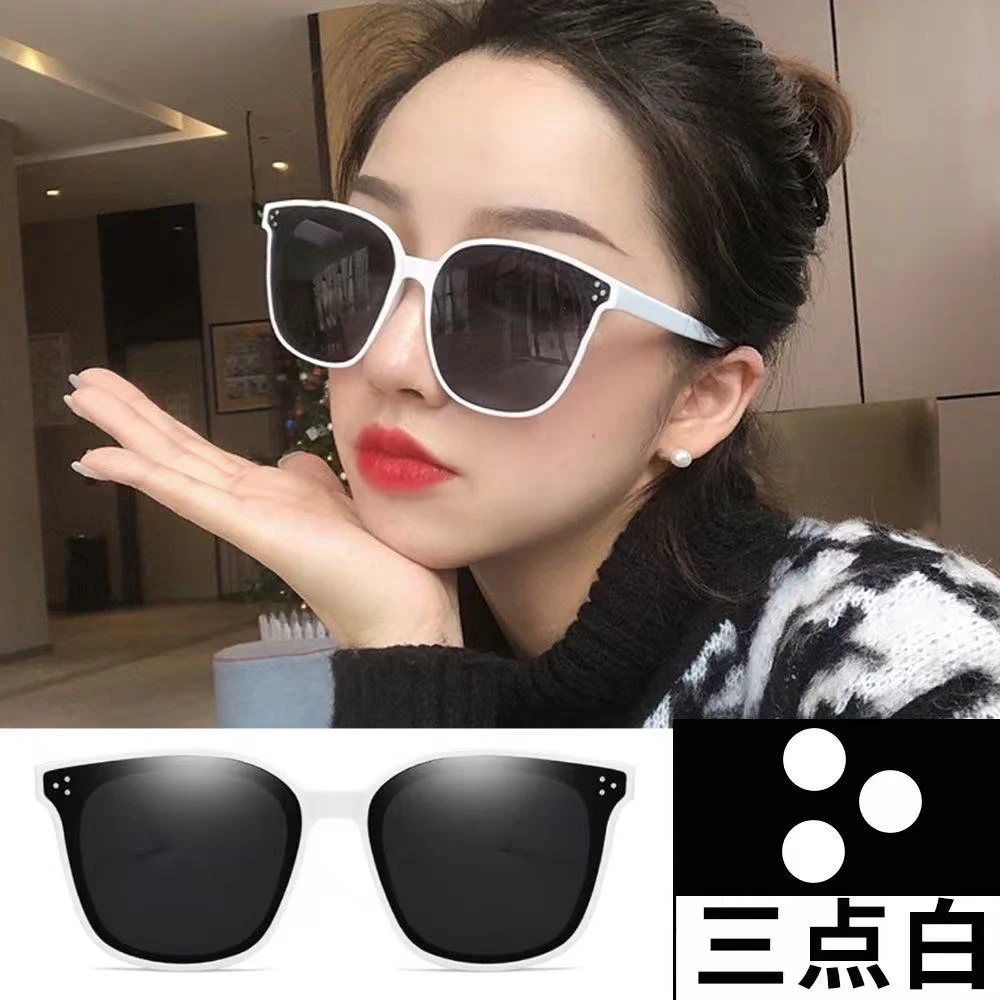 网红气质女士大方框百搭防紫外线时尚潮款大脸显瘦夏季遮阳镜墨镜
