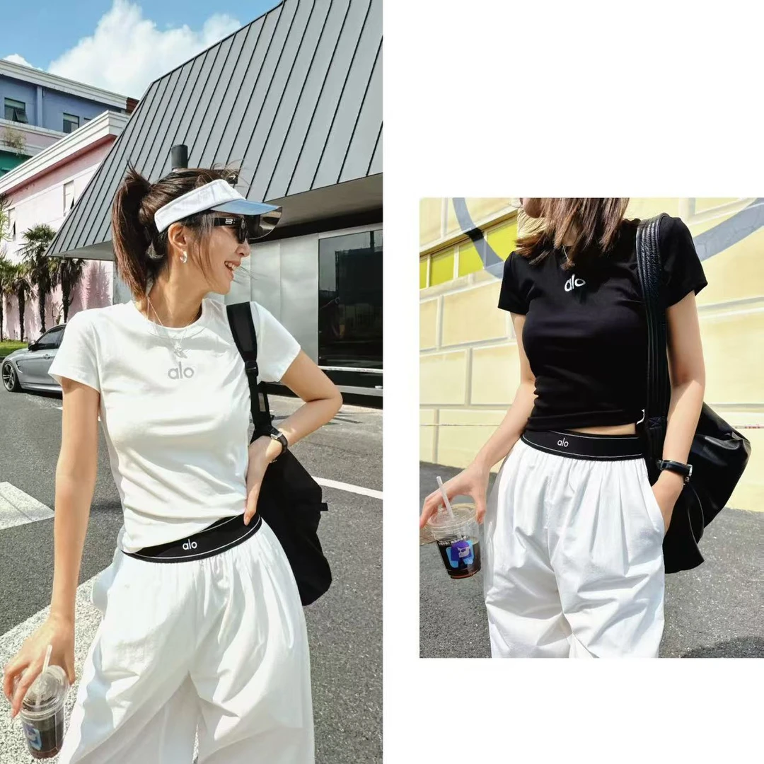 【25夏季】字母修身短袖T  FT180