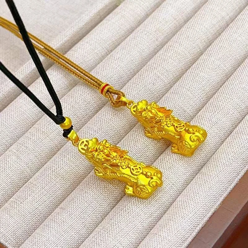 【雅东专属】霸气金钱招财纳福合金貔貅吊坠/赠送链子
