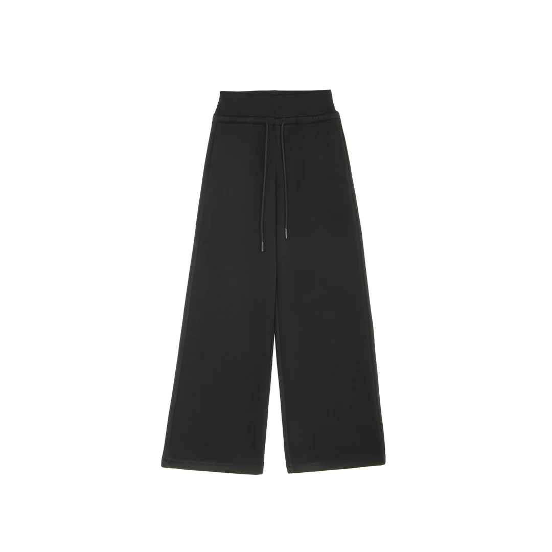 D.cousin 加绒加厚女冬新款高腰拖地宽松百搭垂感运动直筒裤1719