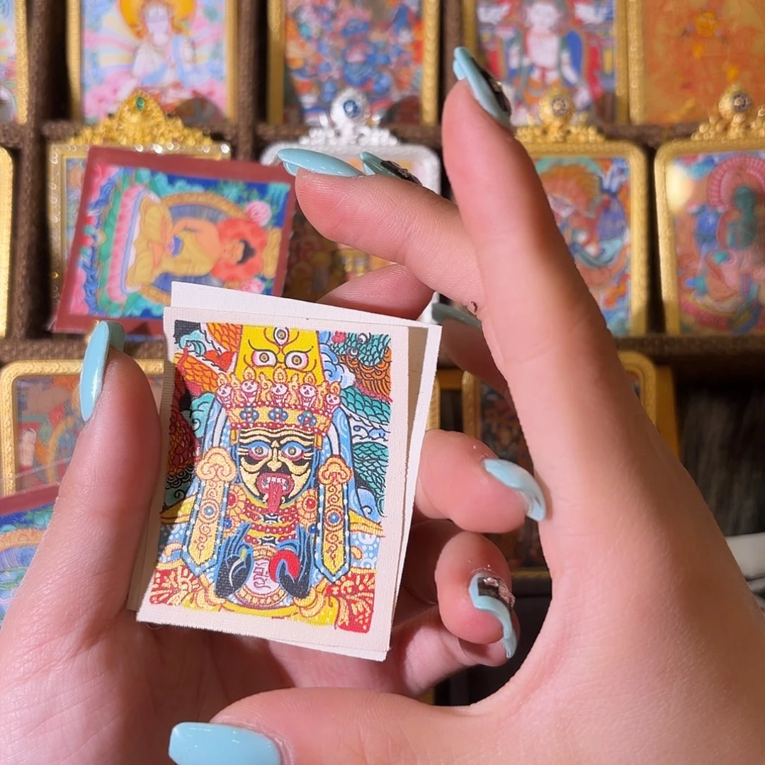 吊坠纯手绘扎基….