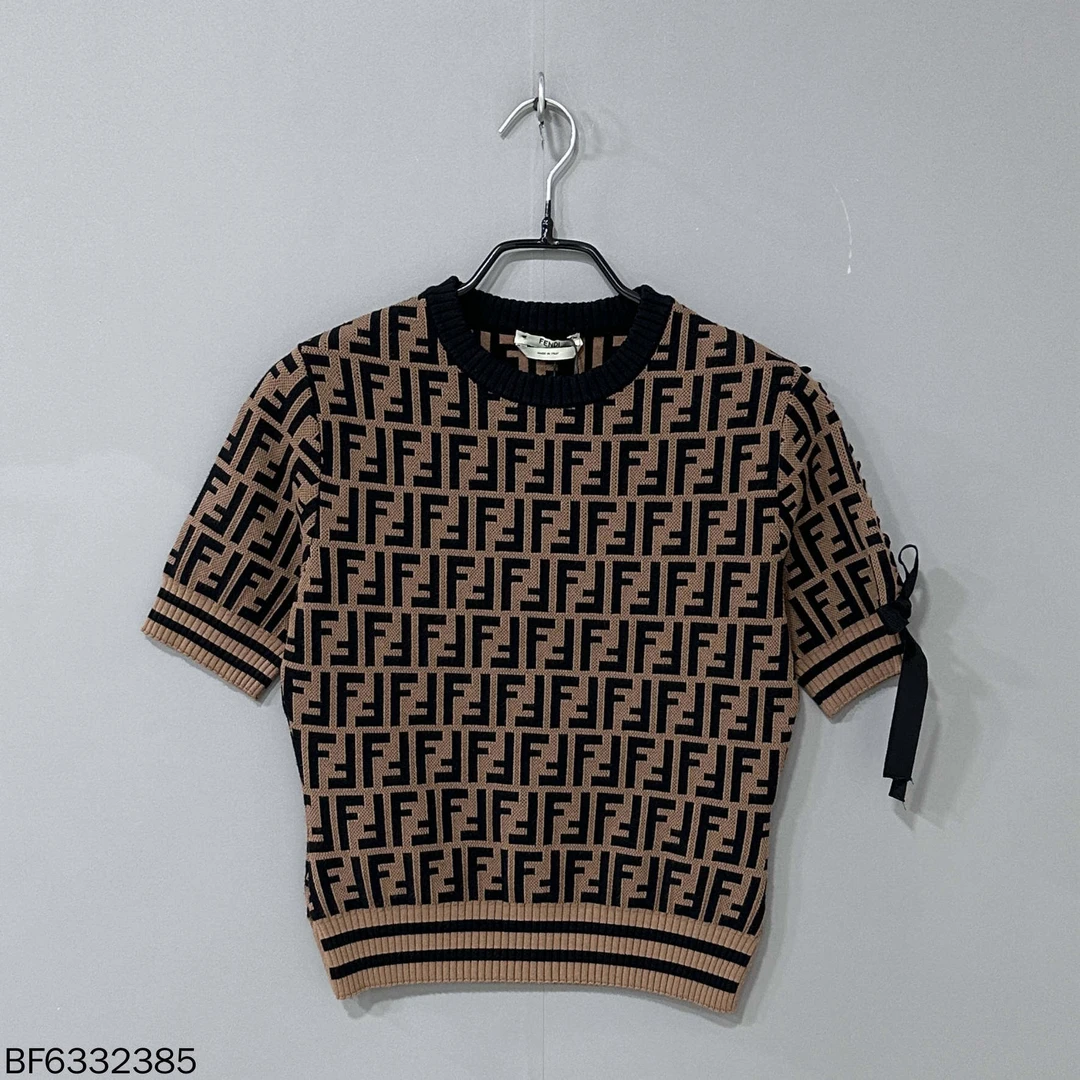 99新 FENDI/芬迪 经典满印老花短袖 /38码/32385