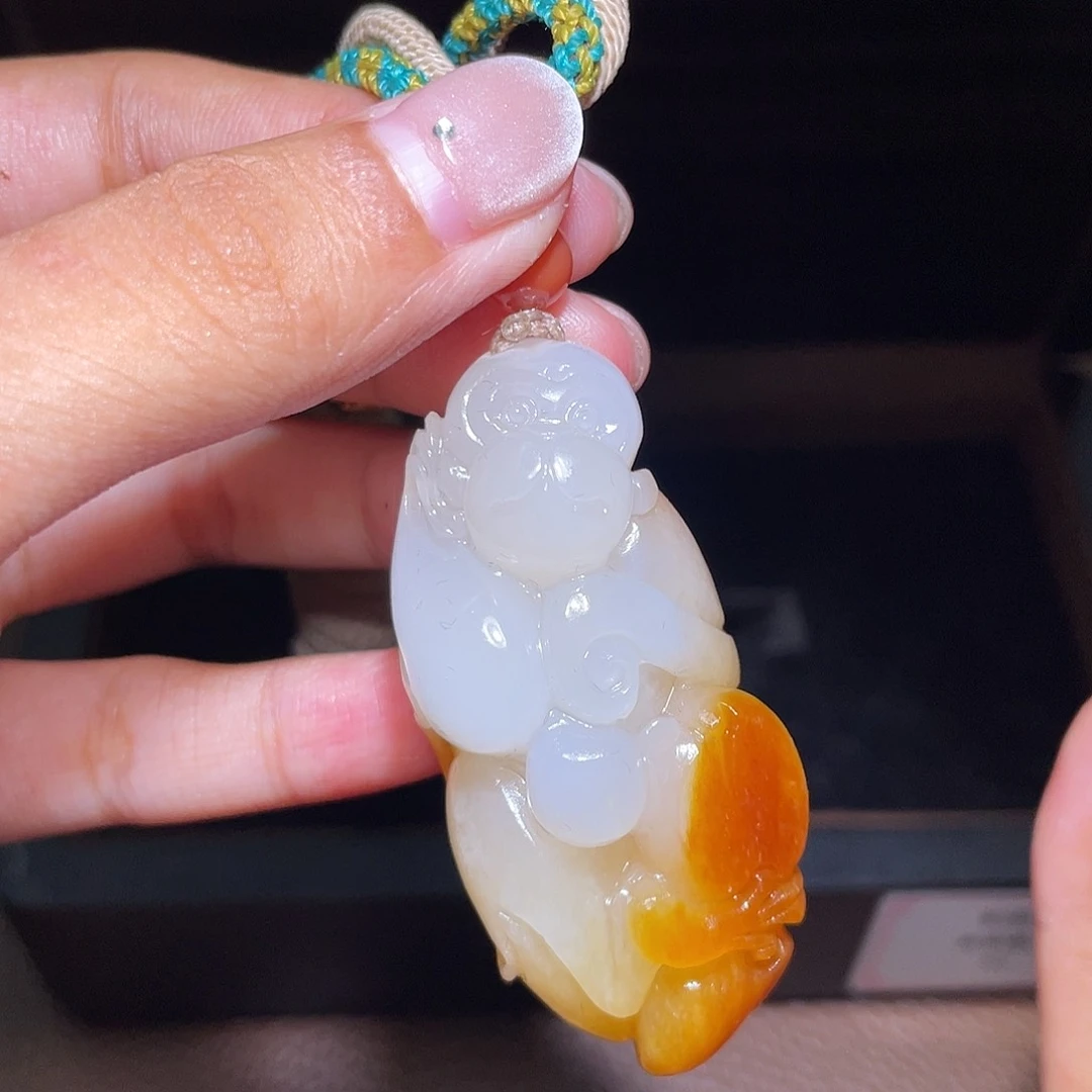 和田玉未镶嵌颈饰D2