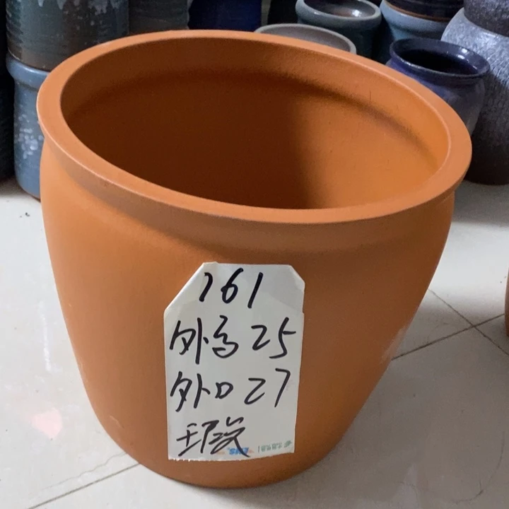 粗陶红陶绿植花盆761