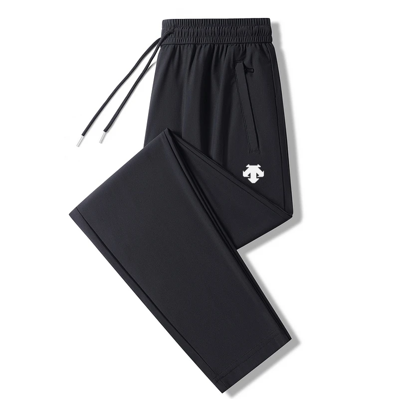 D-【迪家休闲裤】2025夏季新款速干裤男士跑步裤透气直筒运动长裤