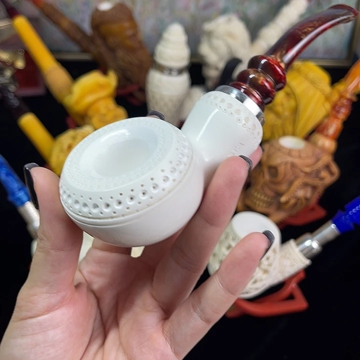 海泡石烟斗牛头斗