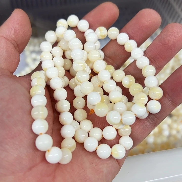 白玉菩提吊坠白色337