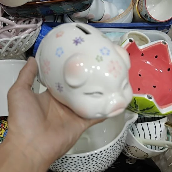 瓷片陶瓷餐具杯碗盘微瑕介意慎拍满15.9元包邮