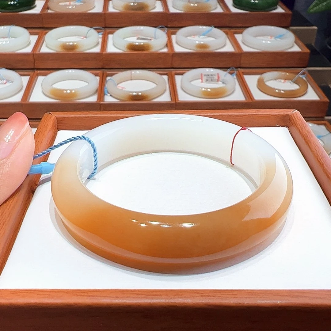 和田玉手镯5152未镶嵌