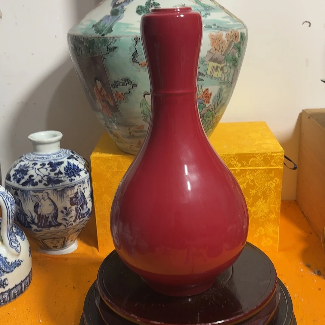 瓷片花瓶摆件2222222222222