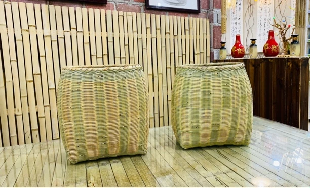 竹编采茶篓2个装采茶篓家用