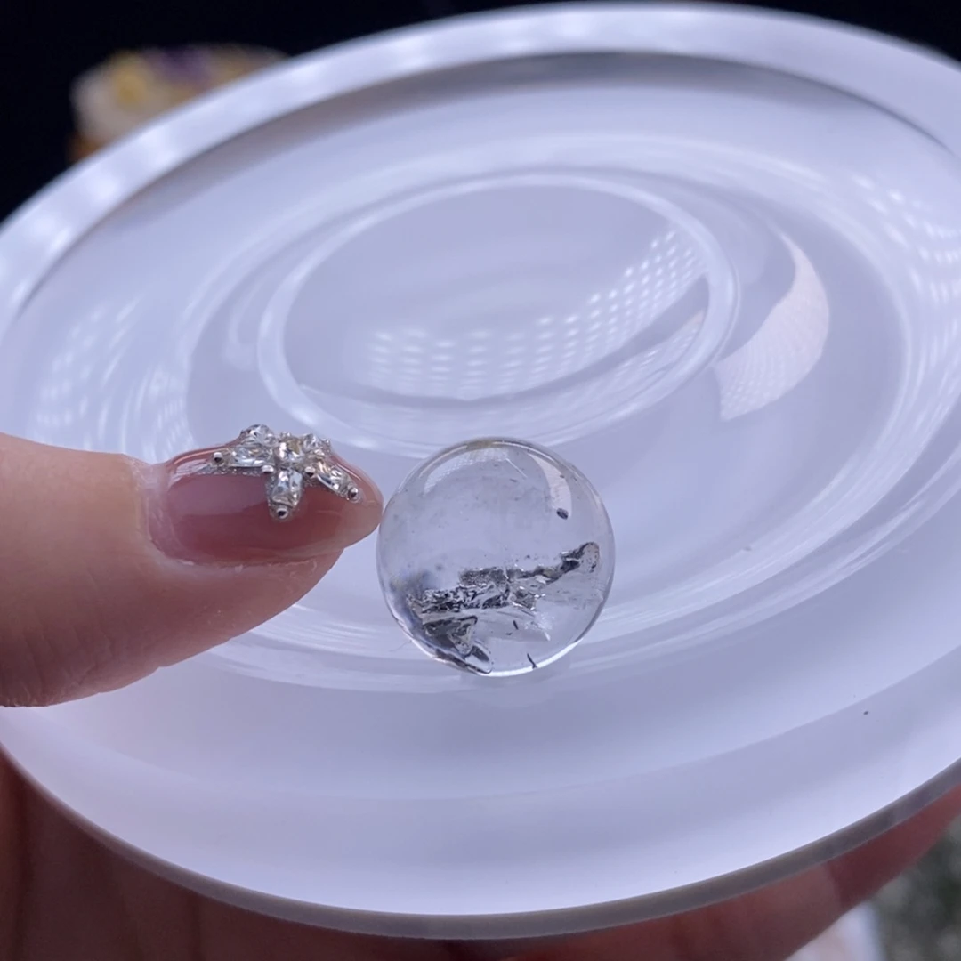 东***9手链水晶未镶嵌定制打孔不退换