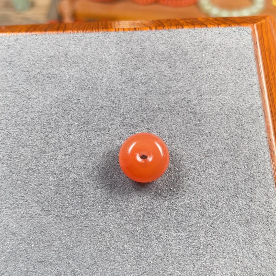 南红玛瑙平安扣未镶嵌