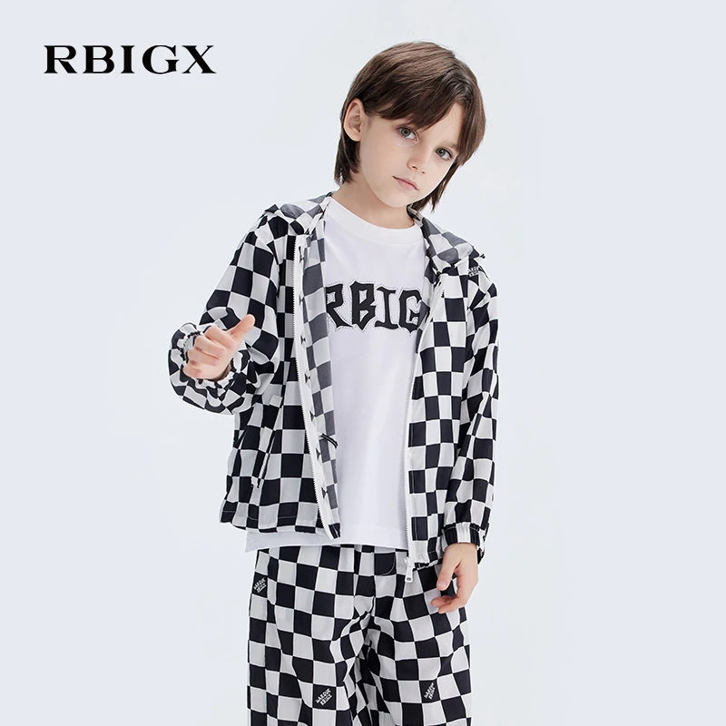 RBIGX瑞比克童装夏季新款宽松男女童休闲透气儿童外套
