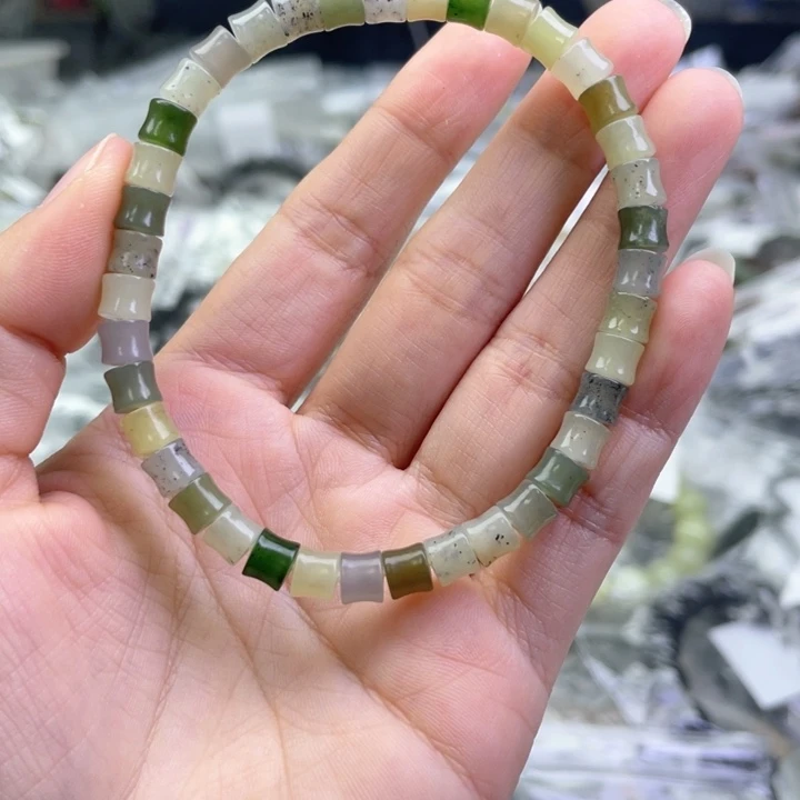 和田玉未镶嵌手链