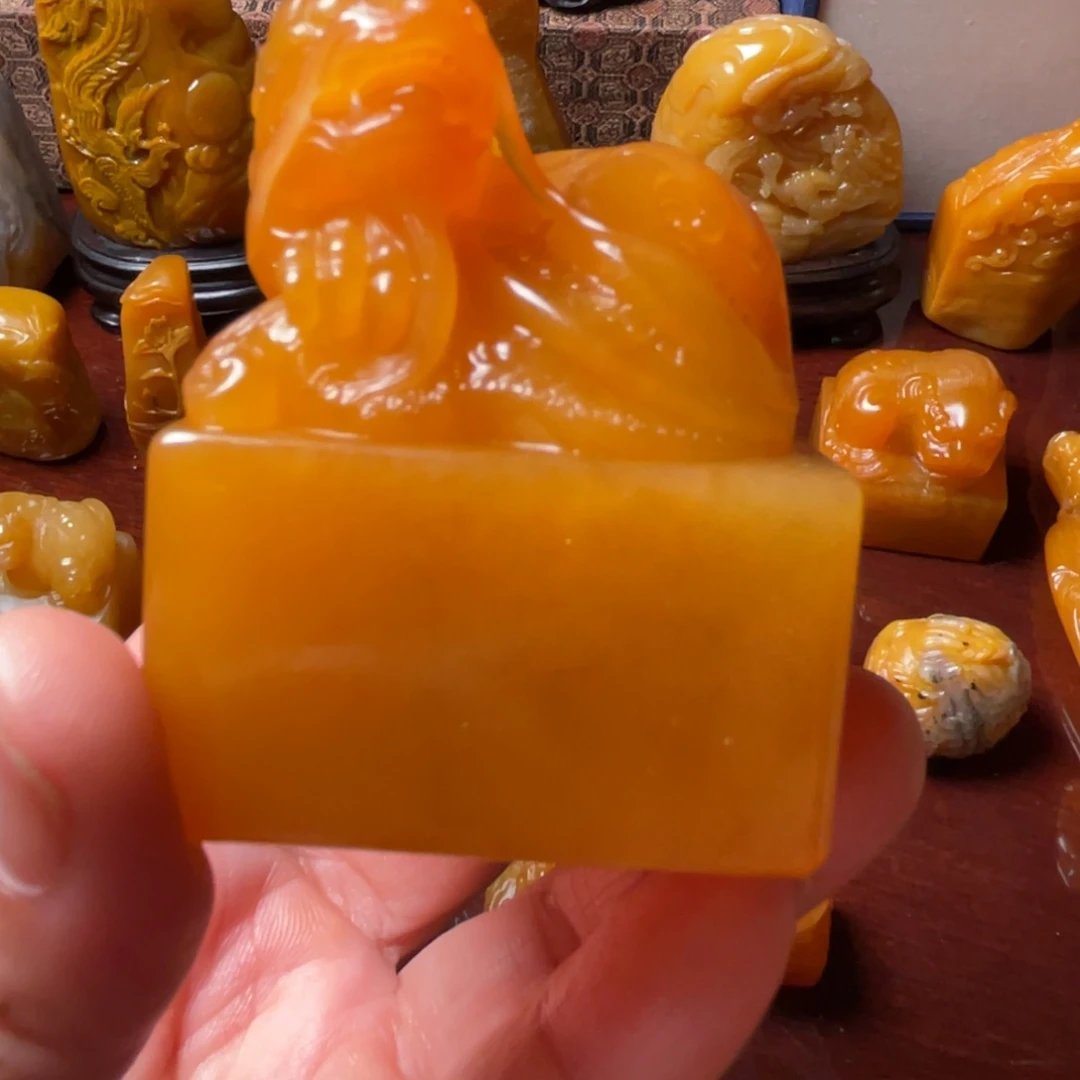 寿山石印石A**啾寿山石雕刻艺术设计作品