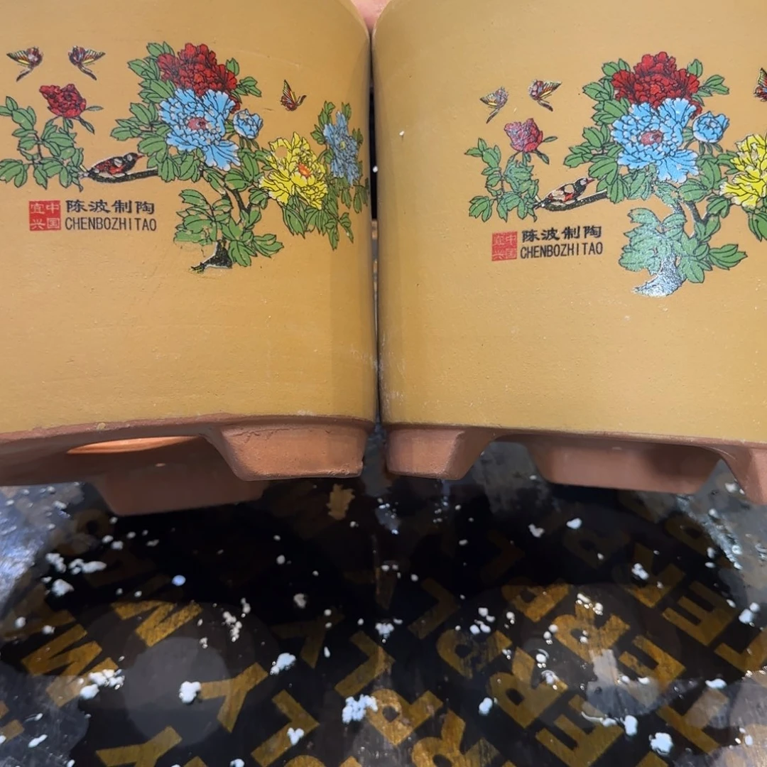 紫砂花盆口径17.13口径