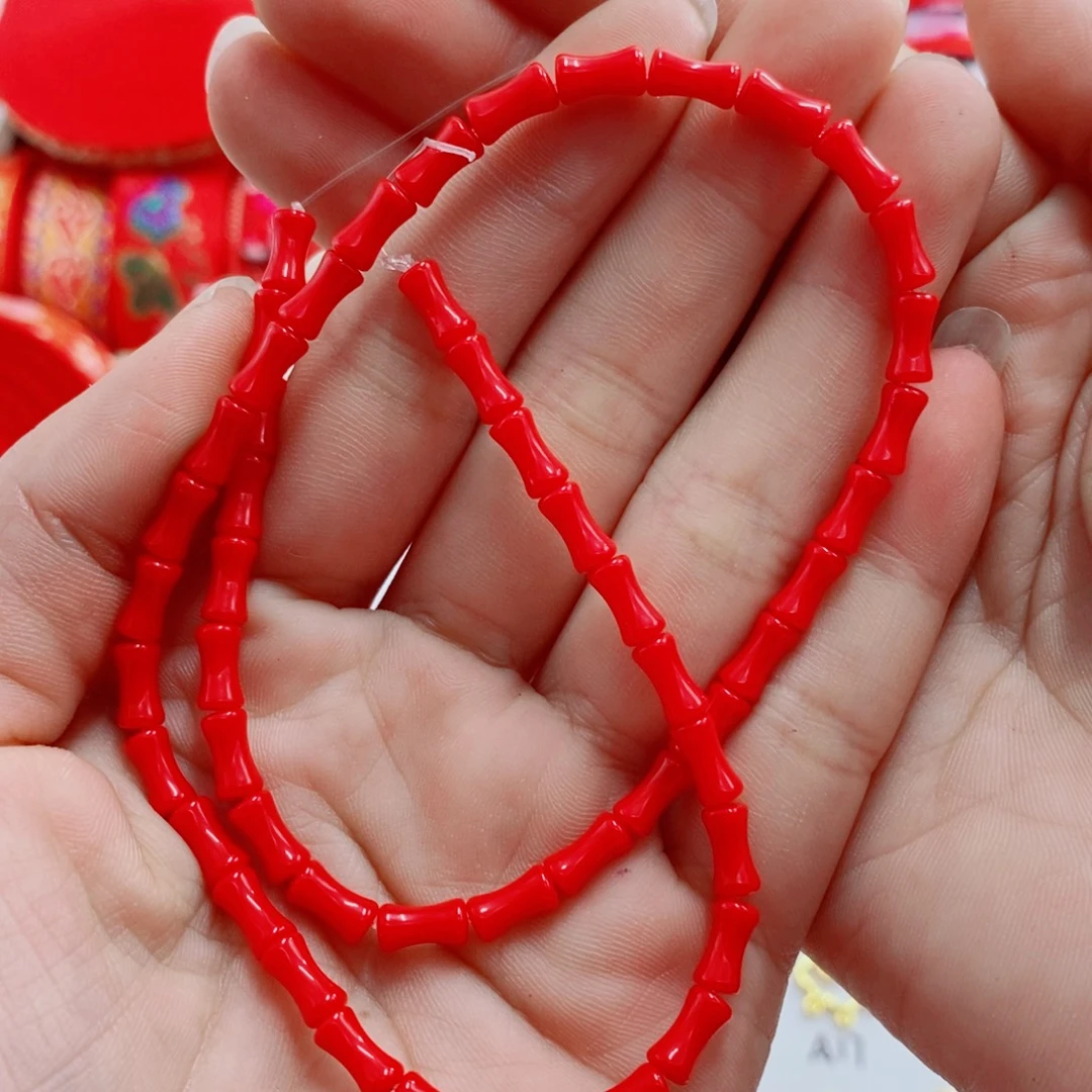 红色小竹节5条一份