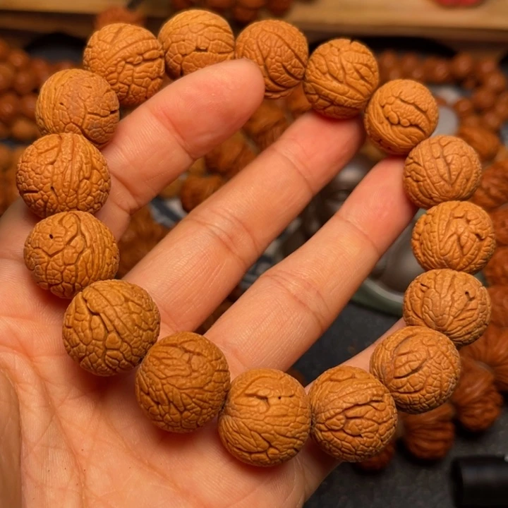 桃核手串龙纹桃核4